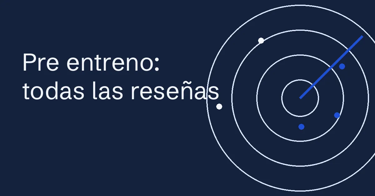 Pre entreno: todas las reseñas